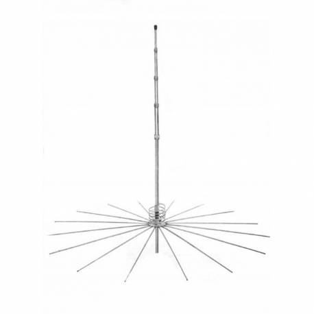 Antena de baza LEMM SUPER16, 3/4 unda, 26-28MHz, 3000W, 800cm, aluminiu, pentru cladiri