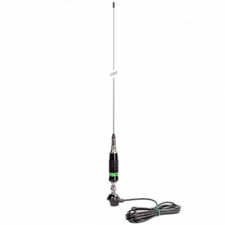 Antena CB LEMM Magnum AT-71, lungime 170cm, castig 3dB, 26.5-28Mhz, 600W, cablu RG58 4m