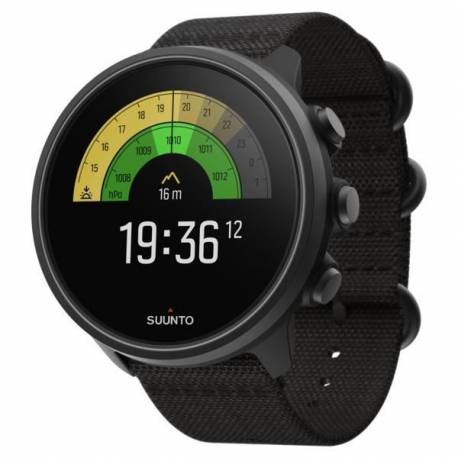 Ceas sport Suunto 9 Baro PIKE Titanium, negru, unisex