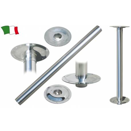 Picior de masa demontabil GFN 125919, inox, complet cu baza superioara si inferioara