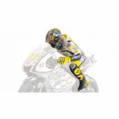 Figurina Valentino Rossi Laguna Seca MotoGP (2010) 1:12 alb