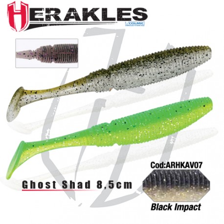 Shad HERAKLES GHOST 7.5cm BLACK IMPACT