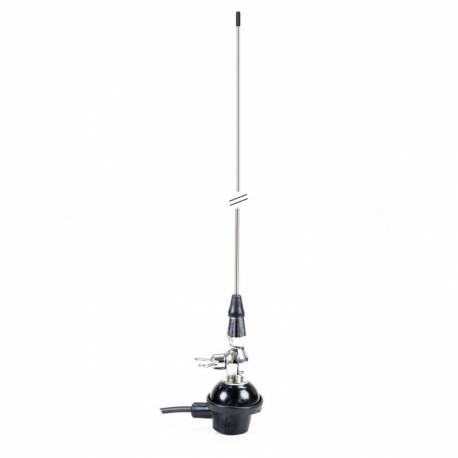 Antena VHF LEMM Europ 1/4 AT28 pentru taxi 144-170 MHz, cu fluture, lungime 58 cm, castig 2dB, 300W