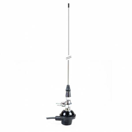 Antena VHF LEMM Europ 1/4 AT28 pentru taxi 144-170 MHz, cu fluture, lungime 58 cm, castig 2dB, 300W