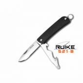 Multifunctional RUIKE S21, 5 functii, otel 12C27, Negru