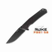 Briceag RUIKE P801, otel 14C28N, Silver Black, lama 8.6cm