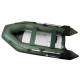 Barca pneumatica ALLROUNDMARIN Samba AS-330G, verde, PVC, 3.30m, podina aluminiu, 5 persoane, 15CP
