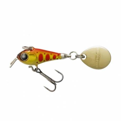 Spinnertail TIEMCO Riot Blade S, 2.5cm, 9g, culoare 101 Holo Red Gold Yamame