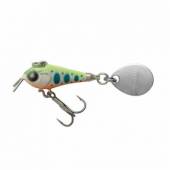 Spinnertail TIEMCO Riot Blade S, 2.5cm, 9g, culoare 102 Holo Chartreuse Back Yamame