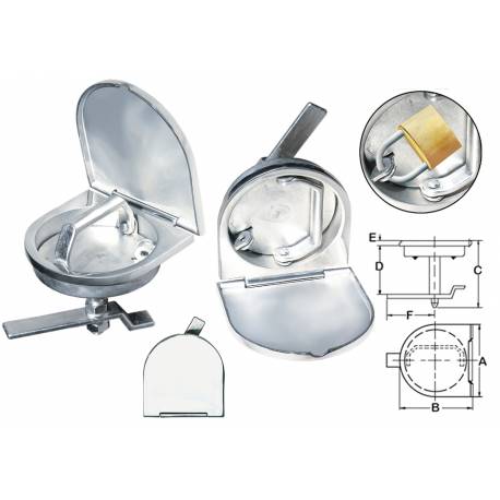 Incuietoare chepeng GFN 200738 inox AISI 316