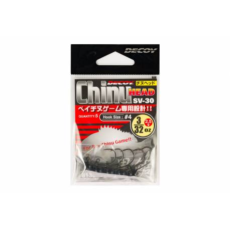 JIG DECOY SV-30 CHINU HEAD NR.4 0.9gr