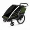 Carucior multisport THULE Chariot Cab 2, Aluminum/Cypress Green