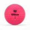 Set mingi golf Wilson DUO Optix , roz, 12 bucati