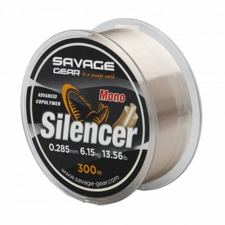 Fir monofilament SAVAGE GEAR SILENCER MONO, 0.20mm, 3.33kg, 300m, Fade Pink