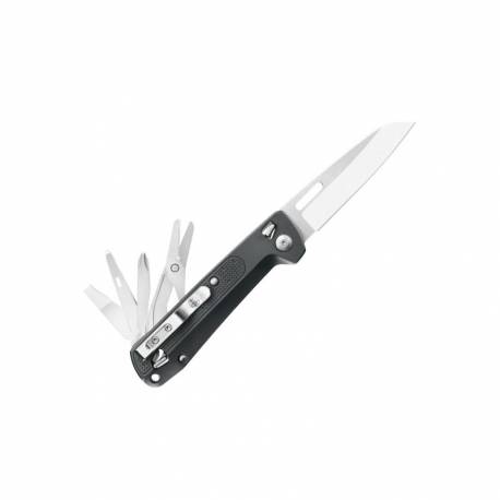 Briceag multifunctional LEATHERMAN Free K4, negru, cu 9 functii distincte