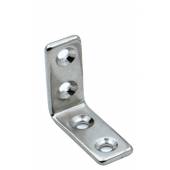 Prindere unghiulara la 90° cu 4 gauri GFN 143183, inox AISI 316, 31x12mm