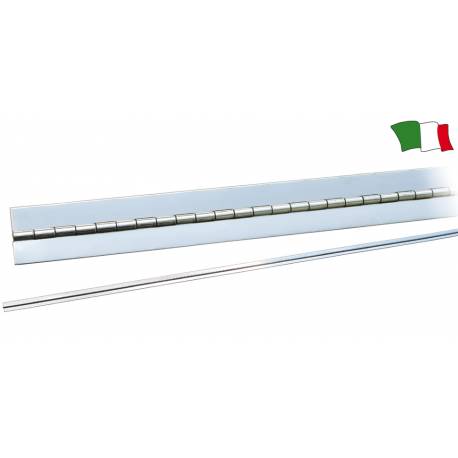 Balama inox finisat fara gauri GFN 143730 vanduta la metru, latime 30mm, grosime 0.8mm