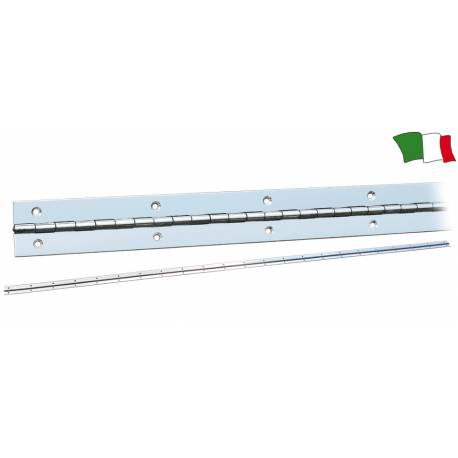 Balama inox finisat cu gauri GFN 143773 vanduta in bare de 200cm, latime 30mm, grosime 1mm