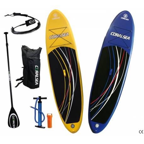 Placa SUP gonflabila CORALSEA WING 10.6", 320cm, PVC, 15PSI