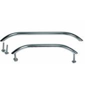 Balustrada barca GFN 150037 cu teava ovala din inox finisat, lungime 300mm