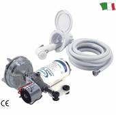 Kit dus cu pompa electrica GFN 600219, 12-24V, 10L/min, 2 Bar