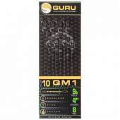 Montura GURU QM1 Standard Hair Rig, Nr.10, 0.19mm, 8buc/plic