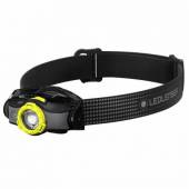 Lanterna frontala LEDLENSER MH5 Black-Yellow 400 lumeni cu cablu magnetic