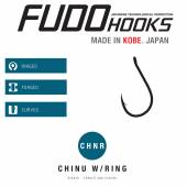 Carlige Fudo Chinu with Ring (CHNR-BN) nr.10, BN-Black Nickel, 17buc/plic