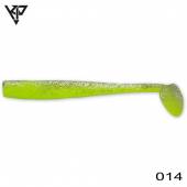 Naluci soft KP BAITS Slim Shad 4'' 10cm, culoare 014, 5 buc./plic