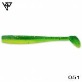 Naluci soft KP BAITS Slim Shad 4'' 10cm, culoare 051, 5 buc./plic