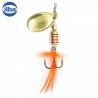 Lingurita rotativa ILBA TONDO Mosca (Fly) 2 / 5g - GOLD + FLY ORANGE