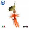 Lingurita rotativa ILBA TONDO Mosca (Fly) 0/2g - GOLD + FLY ORANGE