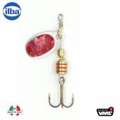 Lingurita rotativa ILBA Tondo Silver/Alpha Red (argint cu holograma rosie) – nr.0/2gr (30170)