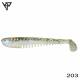 Naluci soft KP BAITS Skeleton Shad 3'', 7.5cm, 3.2g, culoare 203, 5 buc./plic