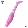 Naluci soft KP BAITS Original Shad 2'' 5cm, 2g, culoare 143 Silver Pink