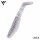 Naluci soft KP BAITS Original Shad 2'' 5cm, 2g, culoare 203 Silver White Pearl