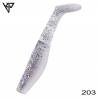 Naluci soft KP BAITS Original Shad 2'' 5cm, 2g, culoare 203 Silver White Pearl