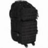 Rucsac modular MFH 30L Negru, multiple buzunare, compatibil sistem hidratare