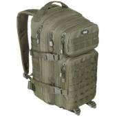 Rucsac modular MFH Assault 30L Verde, multiple buzunare, compatibil sistem hidratare