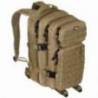 Rucsac modular MFH Assault 30L Coyote Tan, multiple buzunare, compatibil sistem hidratare