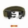 Bratara de supravietuire din paracord BUSHMEN Olive, 3m