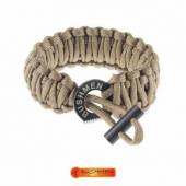 Bratara de supravietuire din paracord BUSHMEN Coyote, 6m