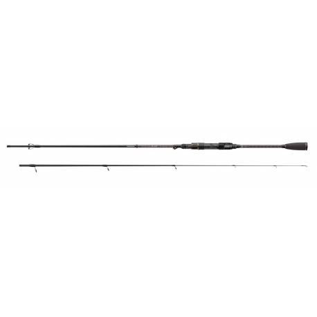 Lanseta CORMORAN TICORA BLACK UL SPIN, 2.14m, 4-12g, 2 tronsoane