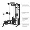 Aparat multifunctional IMPULSE FITNESS Functional Trainer ES7030, greutate max. utilizator 150kg