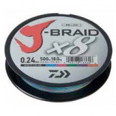 Fir textil DAIWA J-BRAID X8 MULTICOLOR 016MM/9KG/150M