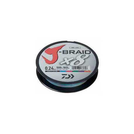 Fir textil DAIWA J-BRAID X8 MULTICOLOR 016MM/9KG/150M