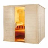 Cabina sauna SENTIOTEC Wellfun Large, lemn masiv, 206x205x204cm