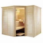 Cabina sauna SENTIOTEC Polaris Small, lemn masiv, 206x206x204cm