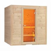 Cabina sauna SENTIOTEC Basic Massive Large, lemn masiv, 194.5x186.5x204cm