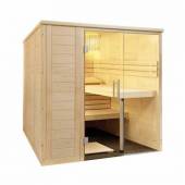Cabina sauna SENTIOTEC Alaska Large, lemn masiv, 206x206x204cm